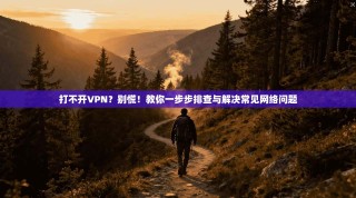 打不开VPN？别慌！教你一步步排查与解决常见网络问题