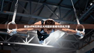 解决VPN文件过大问题的策略与优化方案