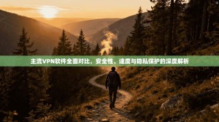 主流VPN软件全面对比，安全性、速度与隐私保护的深度解析