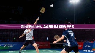 深入解析ISI VPN，企业网络安全的隐形守护者