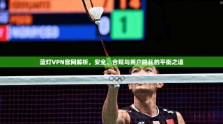 蓝灯VPN官网解析，安全、合规与用户隐私的平衡之道