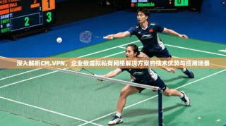 深入解析CM.VPN，企业级虚拟私有网络解决方案的技术优势与应用场景