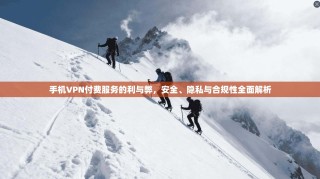 手机VPN付费服务的利与弊，安全、隐私与合规性全面解析