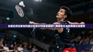 台服剑灵玩家如何通过合法VPN安全畅玩？网络优化与合规建议全解析