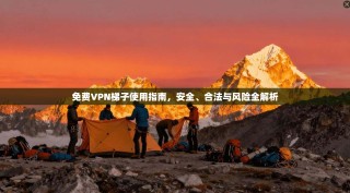 免费VPN梯子使用指南，安全、合法与风险全解析