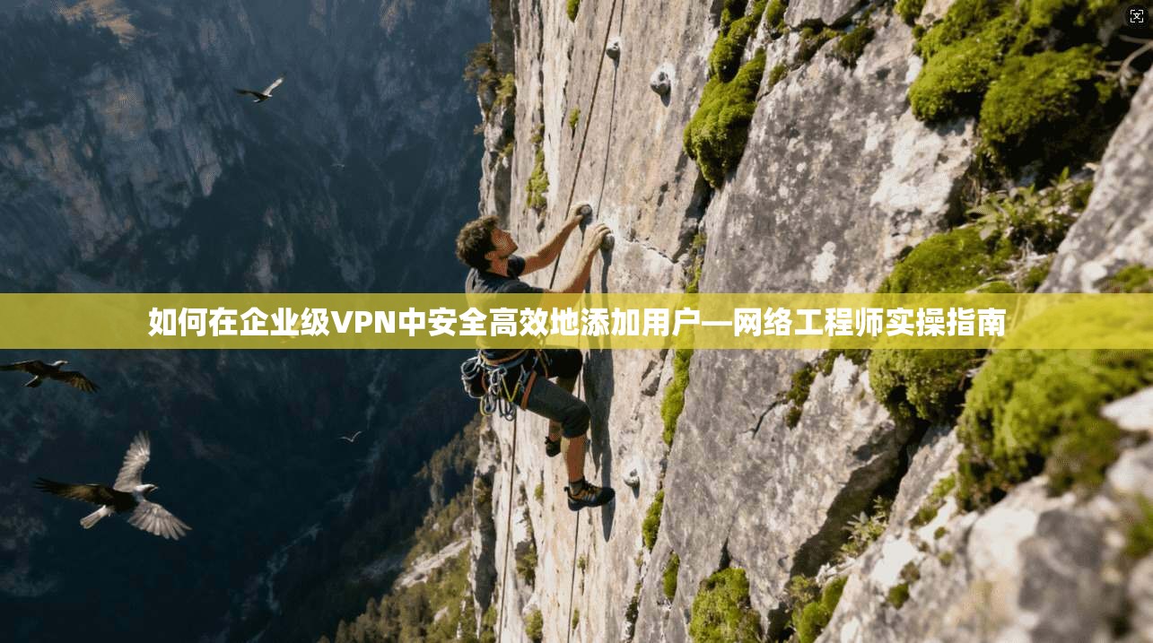 如何在企业级VPN中安全高效地添加用户—网络工程师实操指南