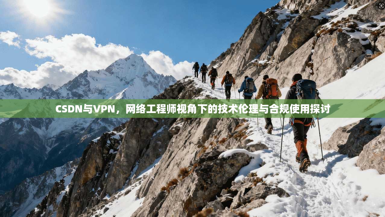 CSDN与VPN，网络工程师视角下的技术伦理与合规使用探讨