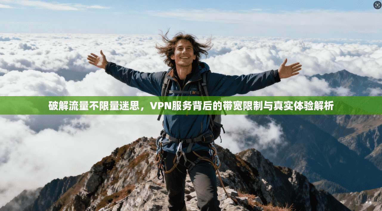 破解流量不限量迷思，VPN服务背后的带宽限制与真实体验解析