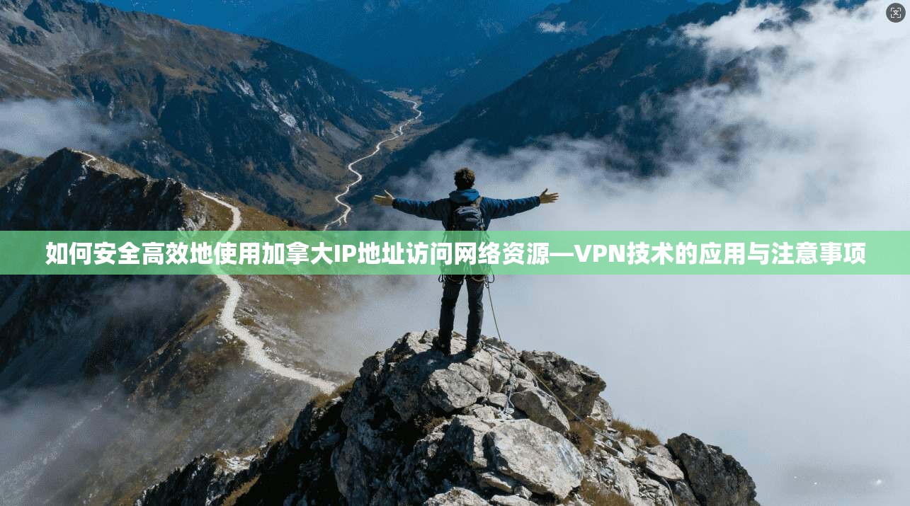 如何安全高效地使用加拿大IP地址访问网络资源—VPN技术的应用与注意事项