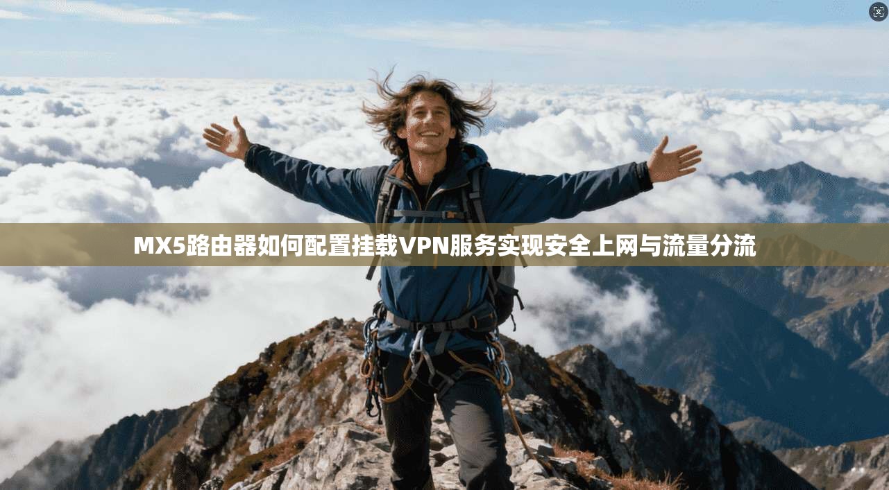 MX5路由器如何配置挂载VPN服务实现安全上网与流量分流