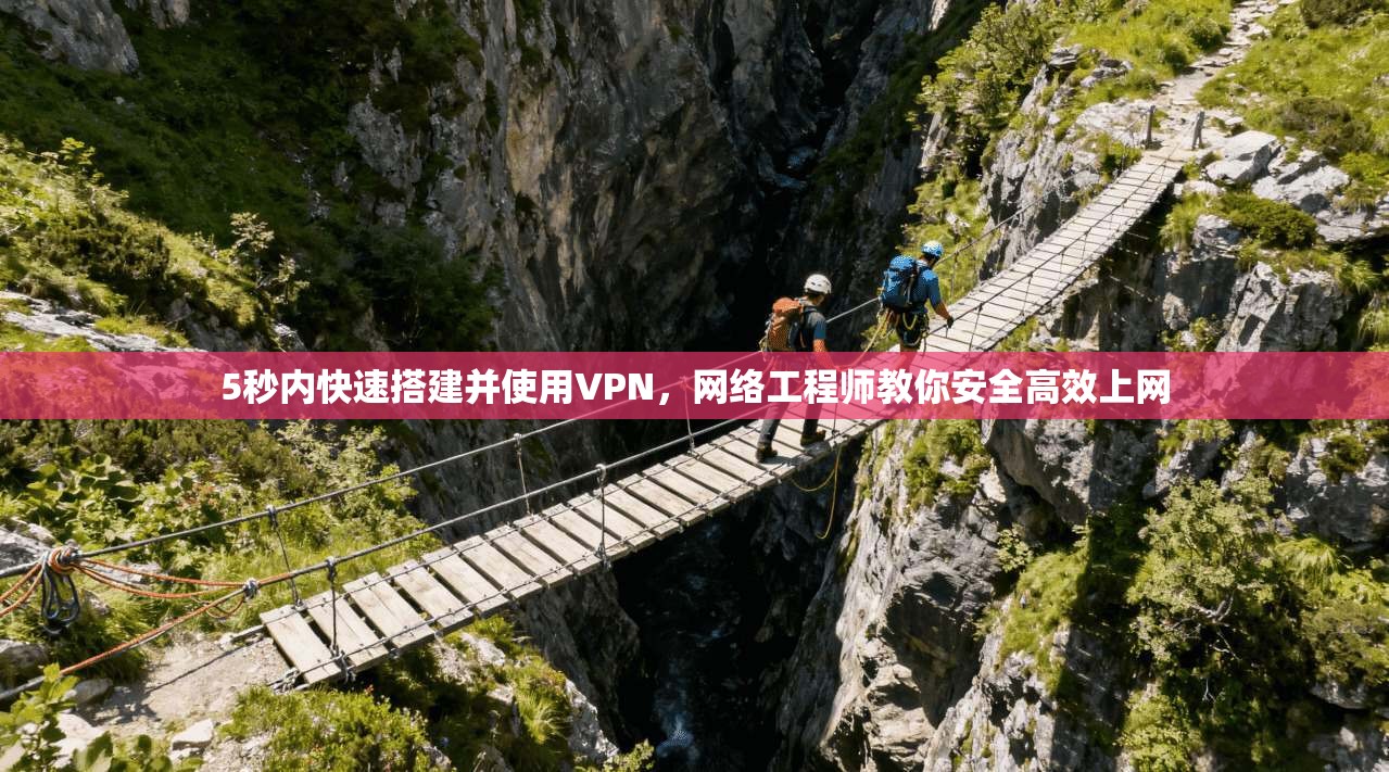 5秒内快速搭建并使用VPN，网络工程师教你安全高效上网