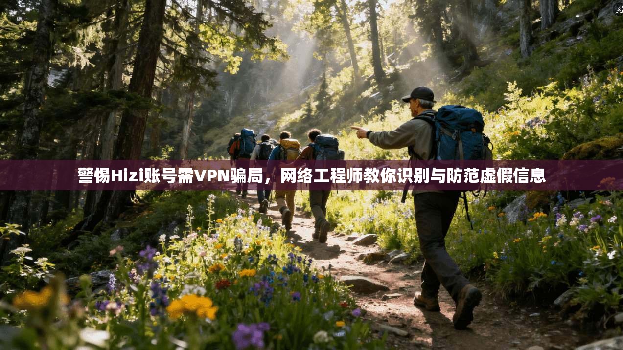 警惕Hizi账号需VPN骗局，网络工程师教你识别与防范虚假信息