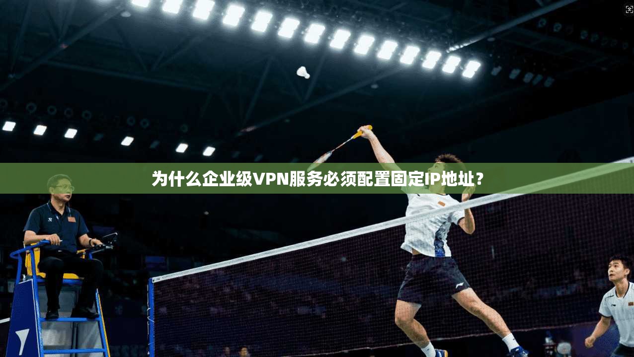 为什么企业级VPN服务必须配置固定IP地址？