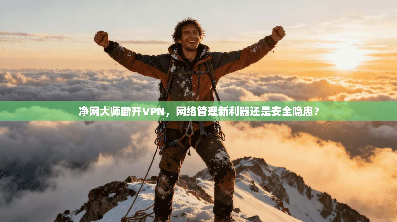 净网大师断开VPN,网络管理新利器还是安全隐患?