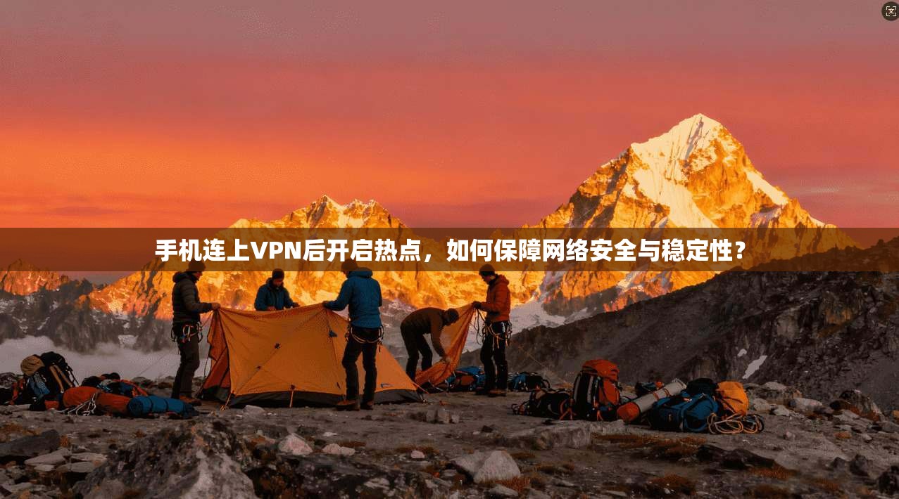 手机连上VPN后开启热点,如何保障网络安全与稳定性? 手机连上VPN后开启热点,如何保障网络安全与稳定性?