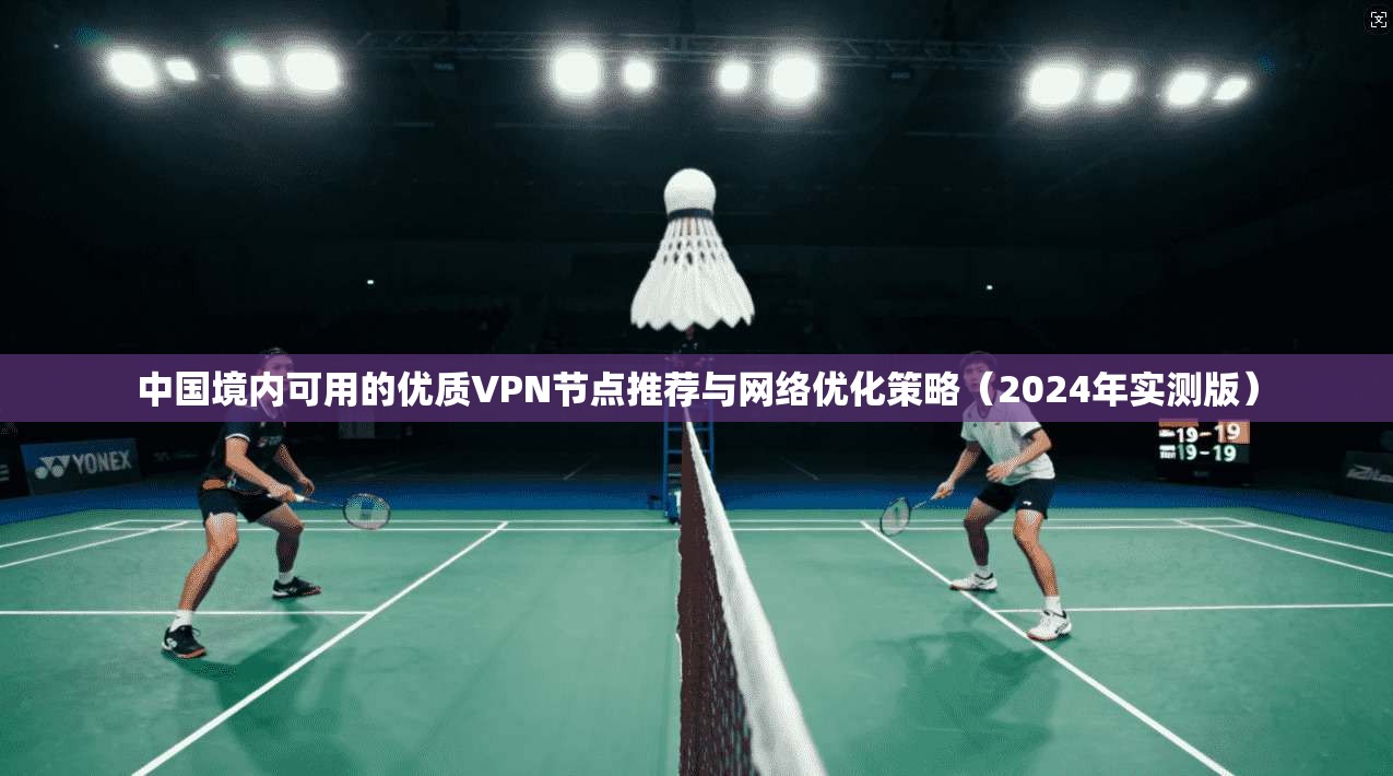 中国境内可用的优质VPN节点推荐与网络优化策略（2024年实测版）