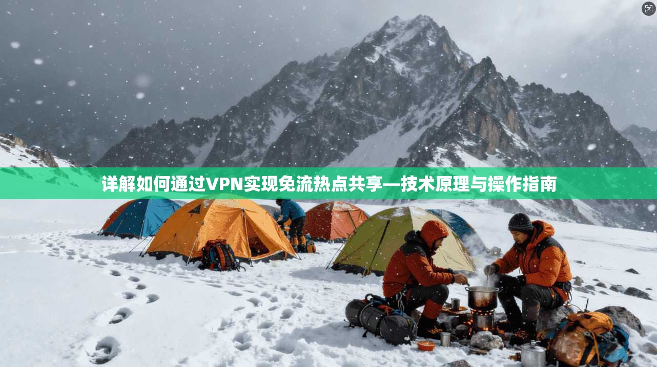 详解如何通过VPN实现免流热点共享—技术原理与操作指南