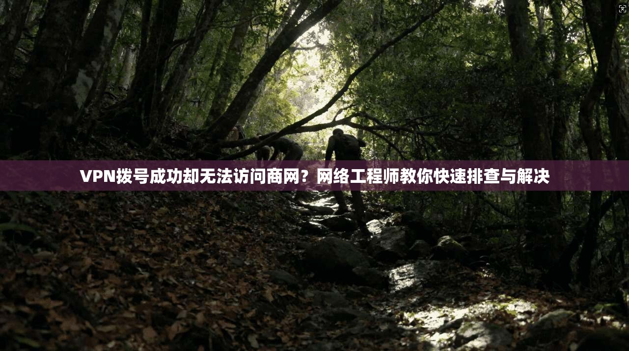 VPN拨号成功却无法访问商网？网络工程师教你快速排查与解决