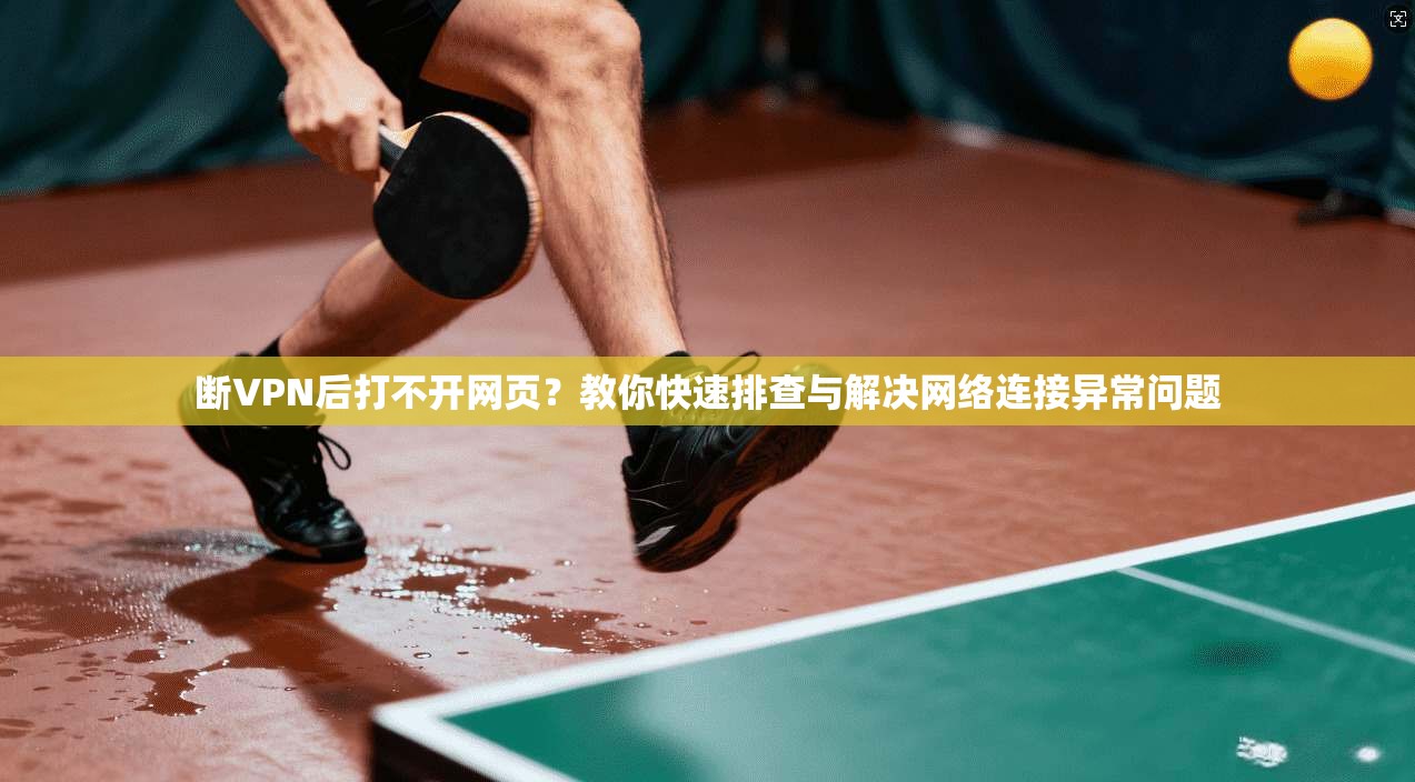 断VPN后打不开网页?教你快速排查与解决网络连接异常问题
