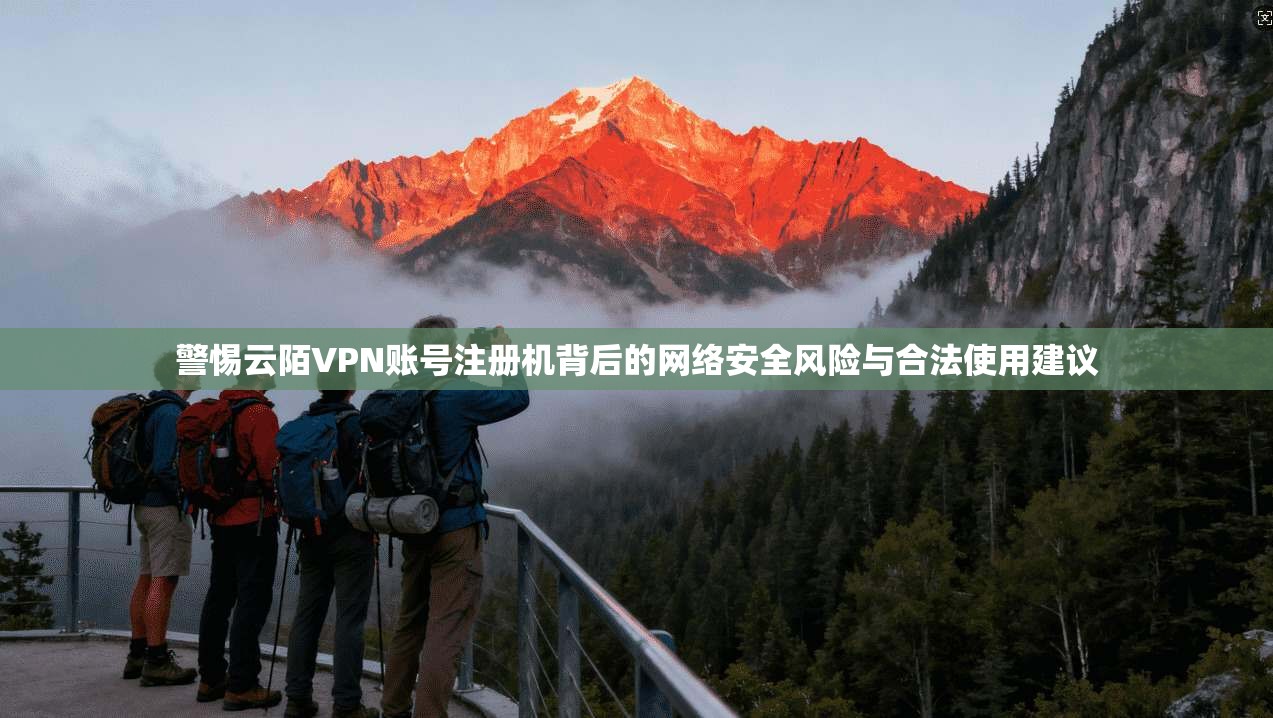 警惕云陌VPN账号注册机背后的网络安全风险与合法使用建议