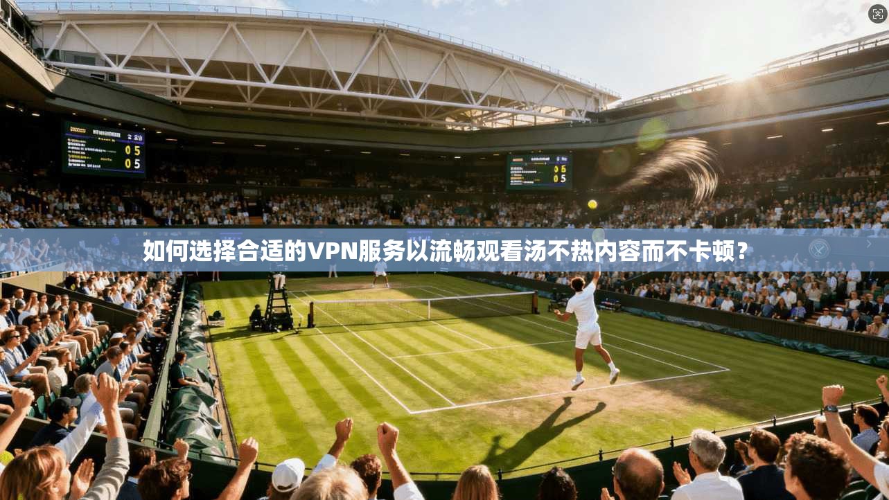 如何选择合适的VPN服务以流畅观看汤不热内容而不卡顿？
