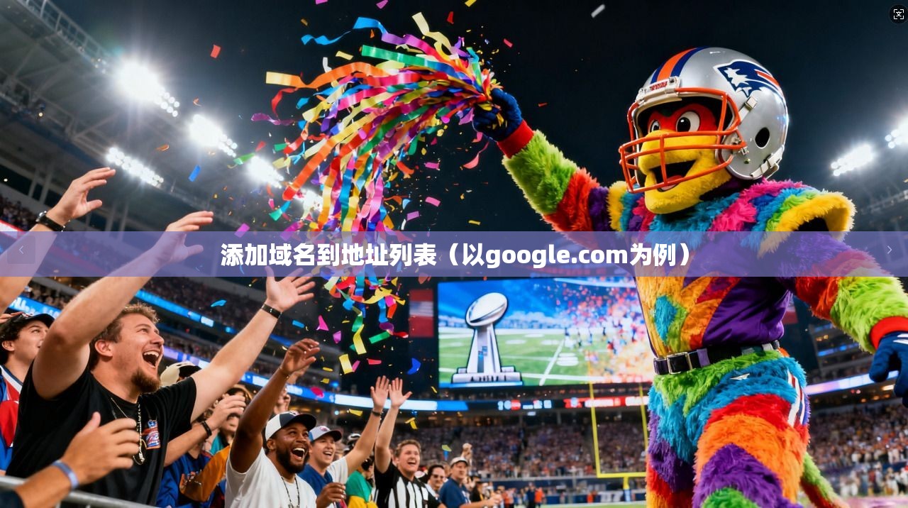 添加域名到地址列表(以google.com为例)